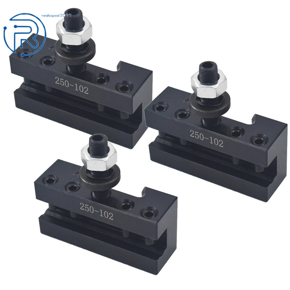 3X Quick Change Tool Post Boring Turning Holder for Lathe 6-12"
