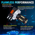 High Power Blue H15 LED High Beam DRL Light Bulb for Mercedes CLA 2014-2024