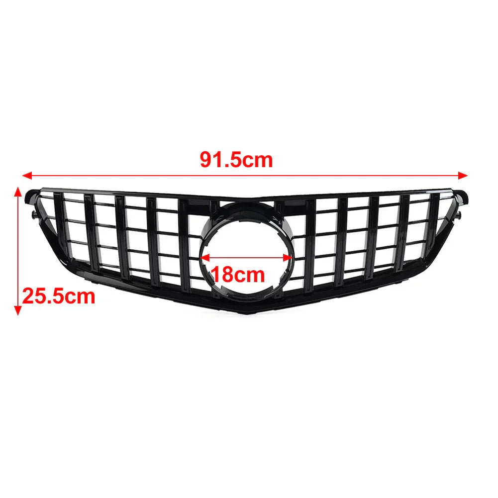 GTR Style Front Bumper Grille for Benz C Class W204 (2007-2014) Silver