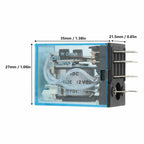 Coil Power Relay for 4NO 4NC Electromagnetic Relay