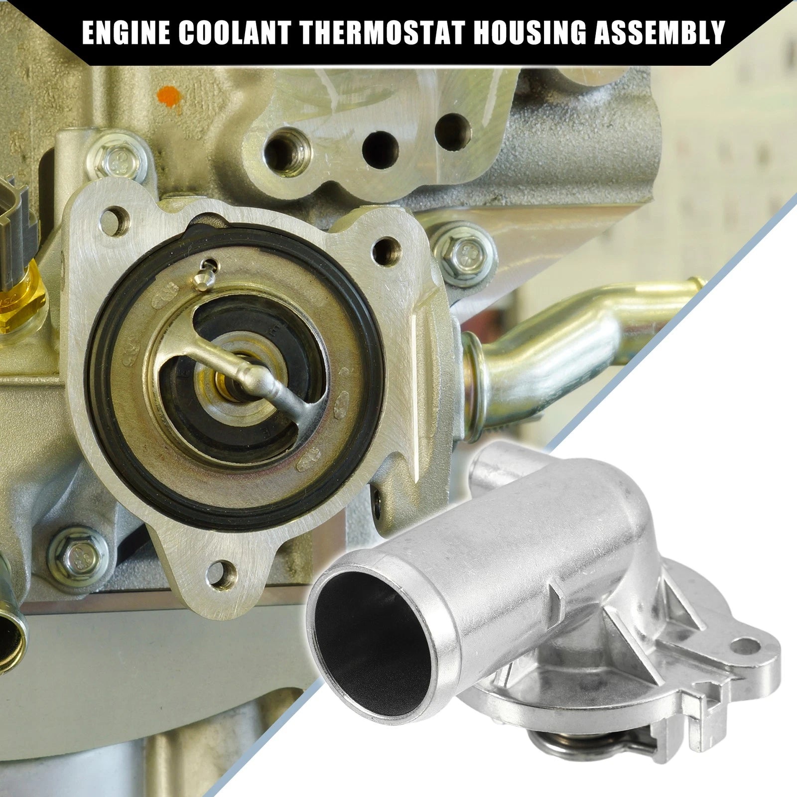 Engine Coolant Thermostat Housing Assembly for Dodge Challenger (2015–2023)