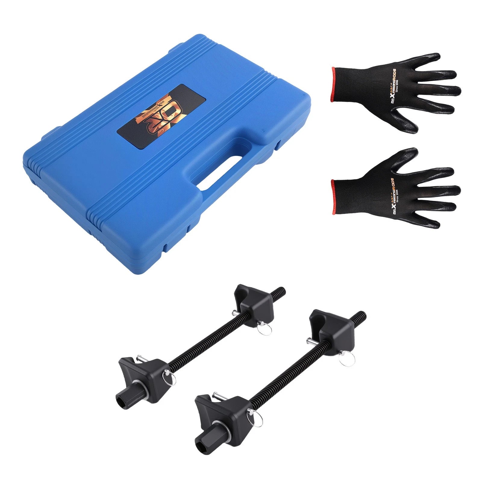 Coil Spring Compressor Tool Kit for MacPherson Struts (Fits Most Models)