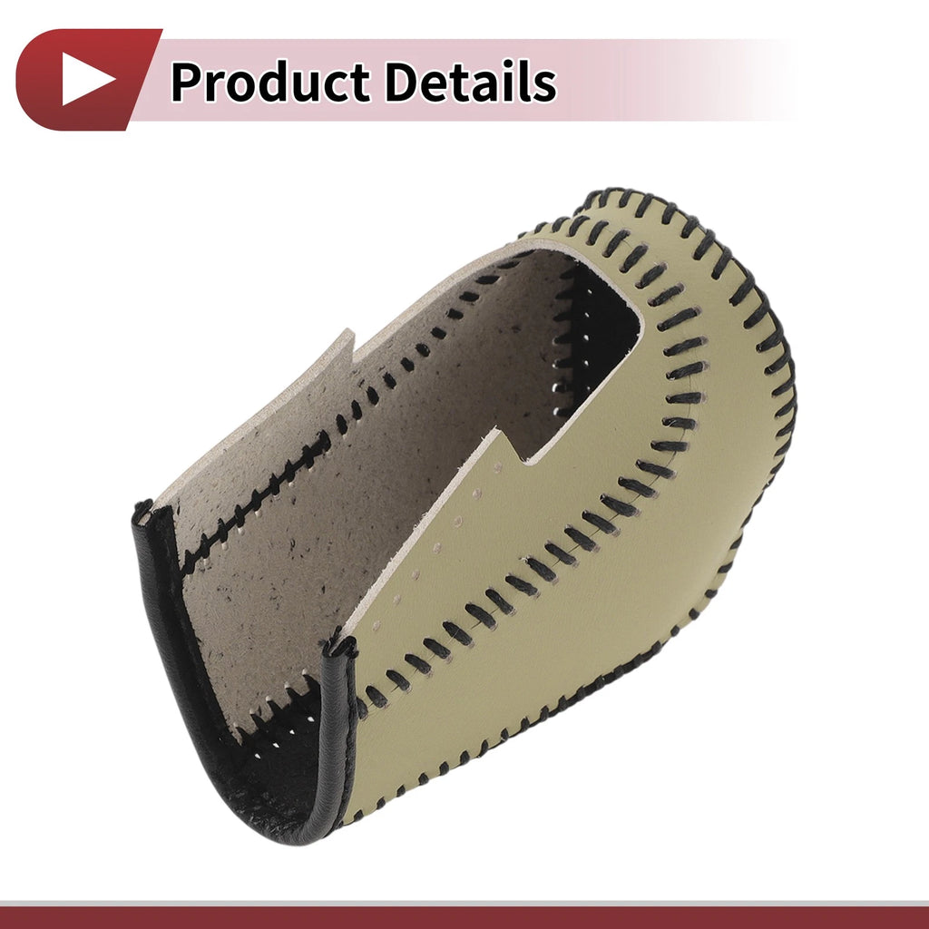 Gear Shift Knob Cover for Honda Crider (2019–2022) Beige Faux Leather