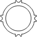 PTO Clutch Plate for Case-IH Tractor 454, 574, 2400A, 2500A (401717R1)