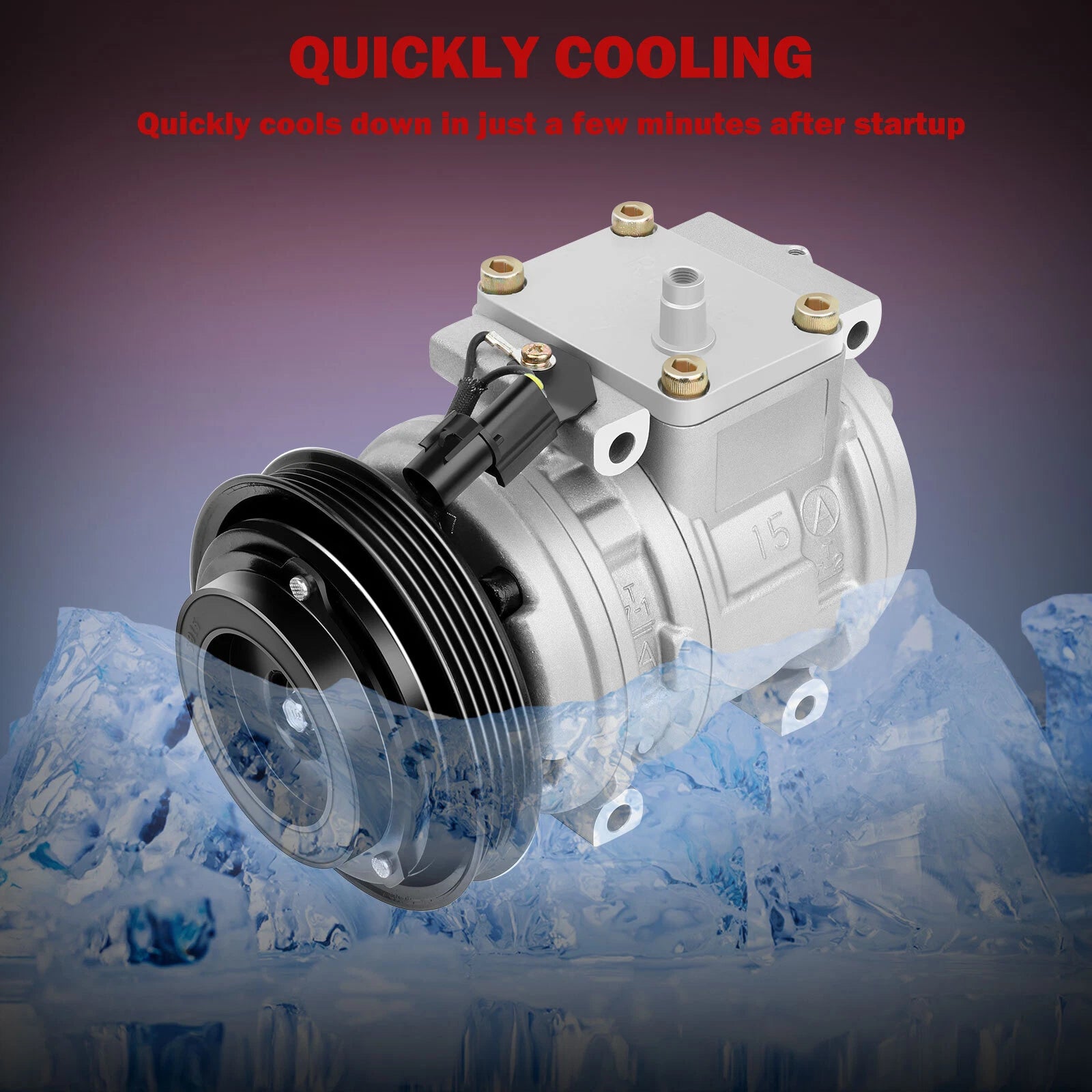 A/C Compressor with Clutch for Honda Civic (1999-2000) & Acura NSX (1991-2005)