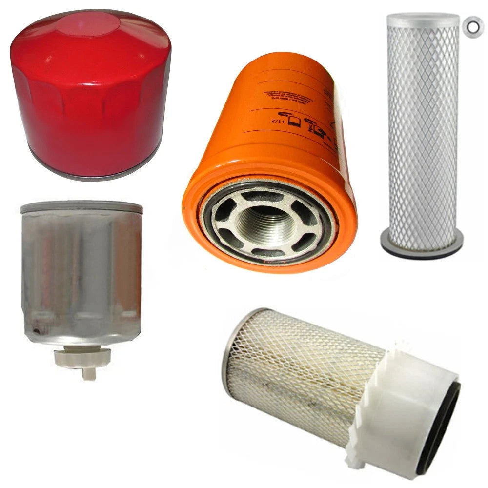 Set of 4 Air Fuel Oil Hydraulic Filters for Bobcat S220 S250 S300