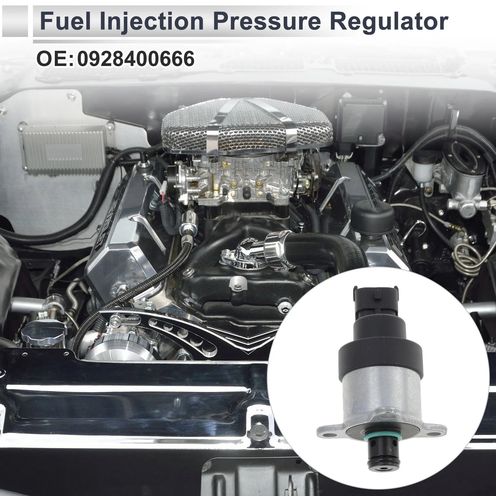 Fuel Pressure Regulator for Dodge Ram 2500 (2003–2007) No. 0928400666 20-70 Psi