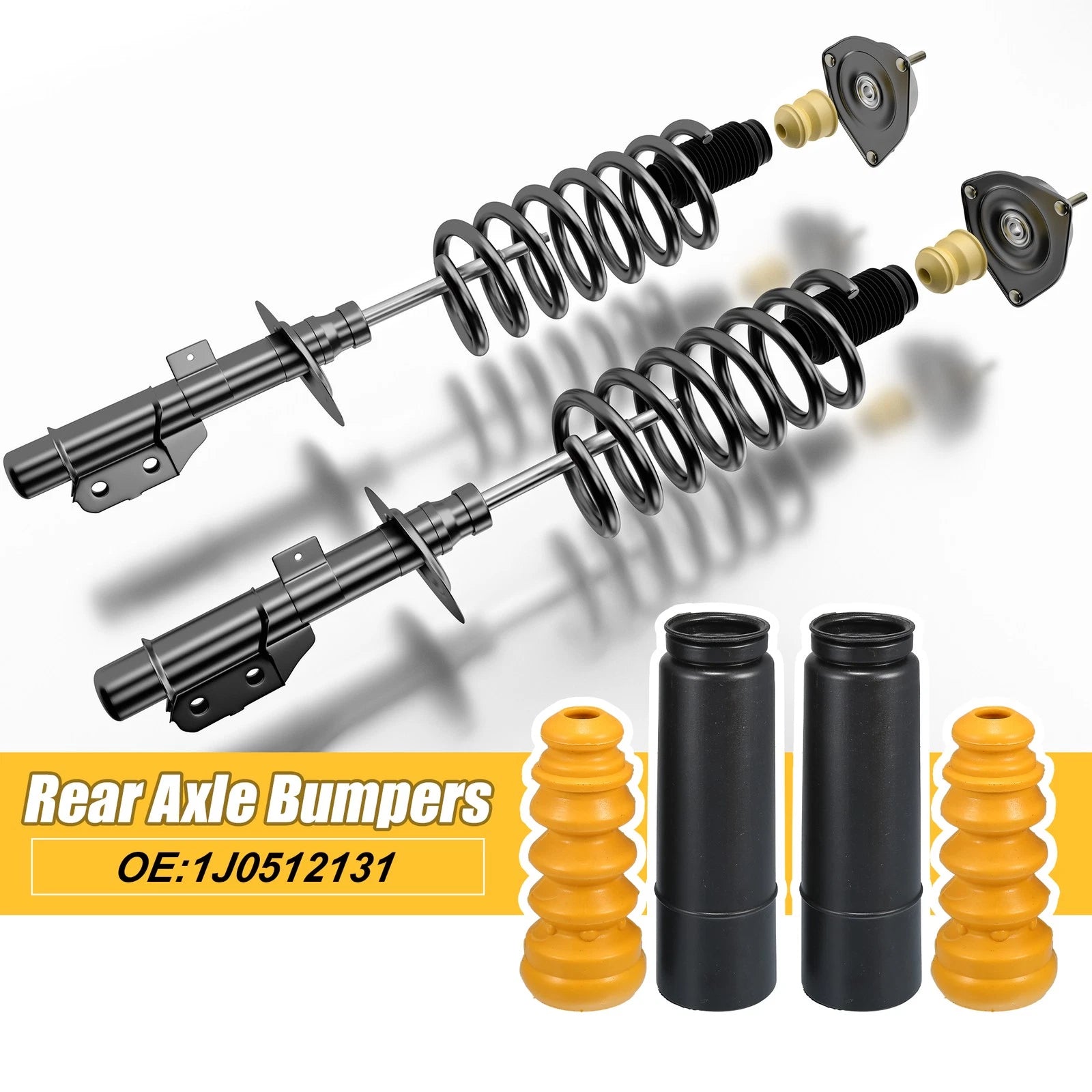 Set of 1 Rear Jounce Bumper Shock Absorber No.1J0512131 for Audi TT (2000–2006)