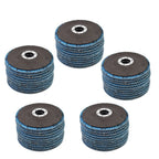Set of 100 Zirconia Flap Discs 4-1/2" x 7/8" 60 Grit