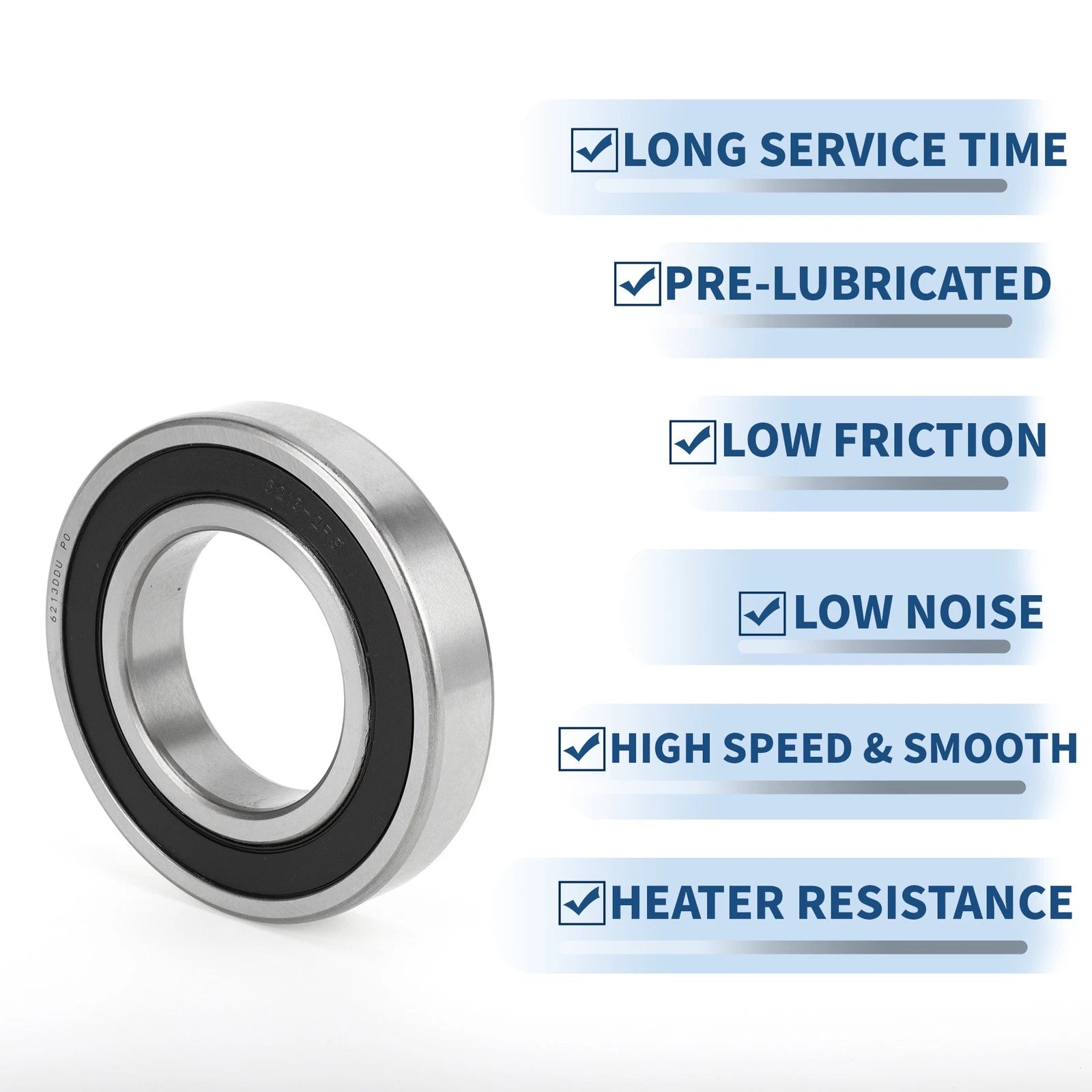 Deep Groove Ball Bearing 6213DDU for Scooter Skateboard Wheel (P0)
