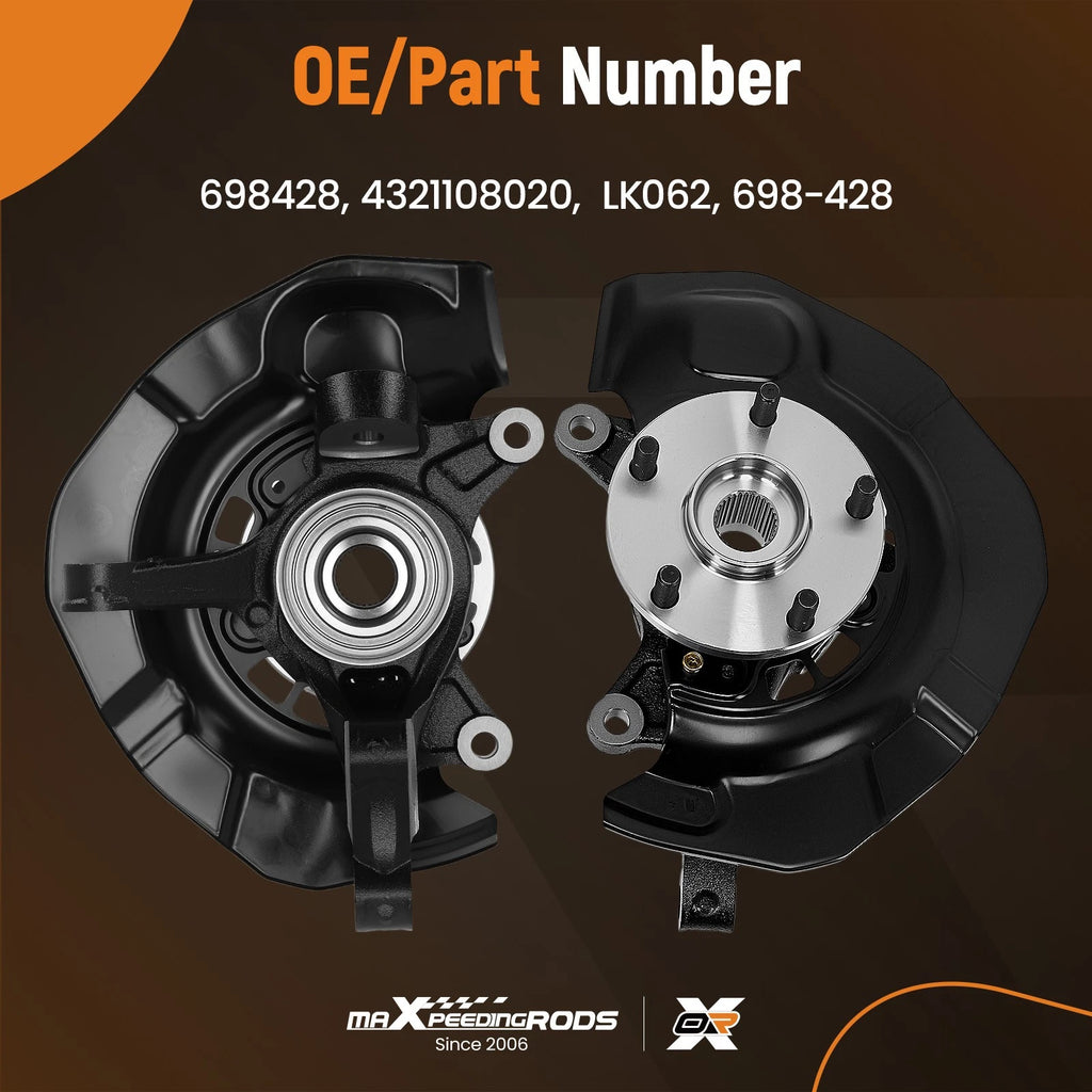 Front Right Knuckle Wheel Hub for Toyota Sienna (2004–2010 AWD)