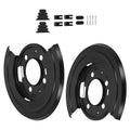 Pair Rear Brake Dust Shield Backing Plates for Ford Excursion F-250 F-350 F-450 (2000–2005)