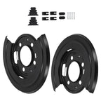 Pair Rear Brake Dust Shield Backing Plates for Ford Excursion F-250 F-350 F-450 (2000–2005)