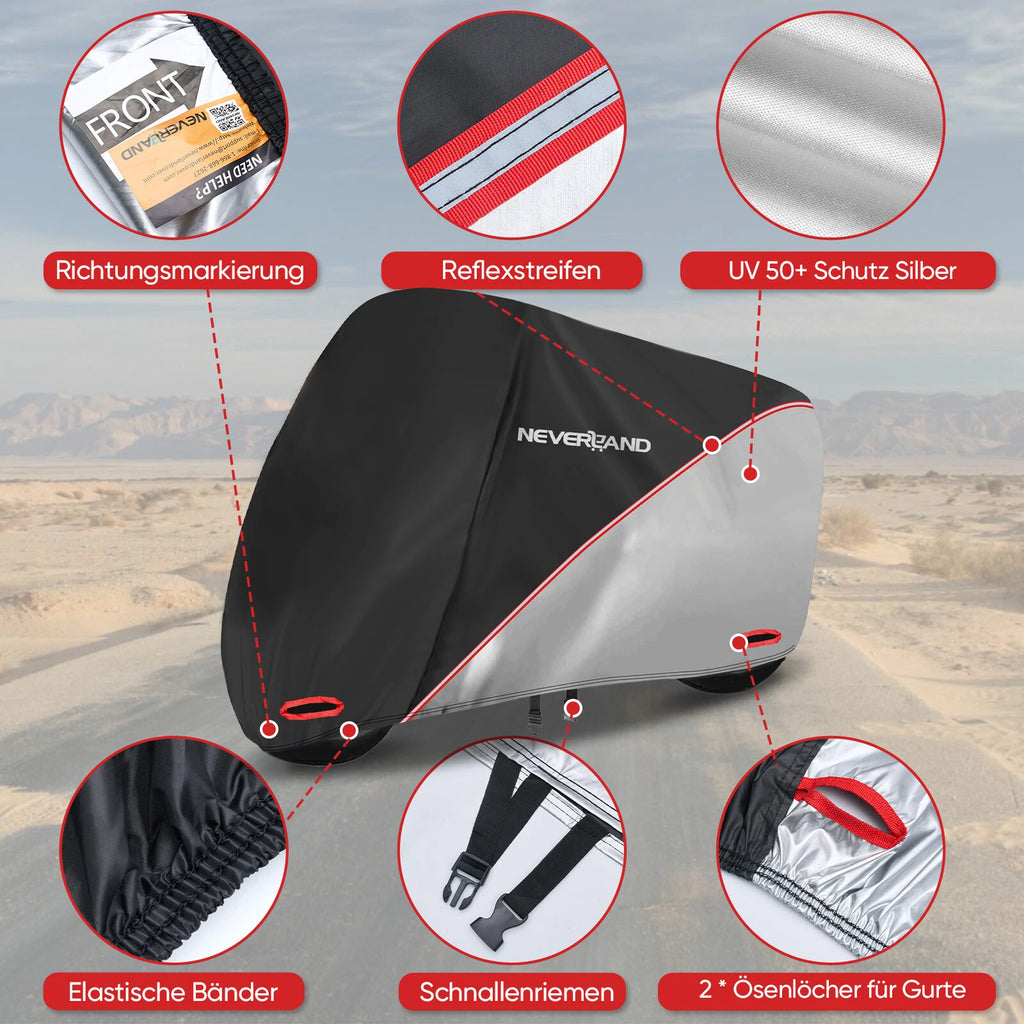 XXL Waterproof Motorcycle Cover for Neverland (Fits )