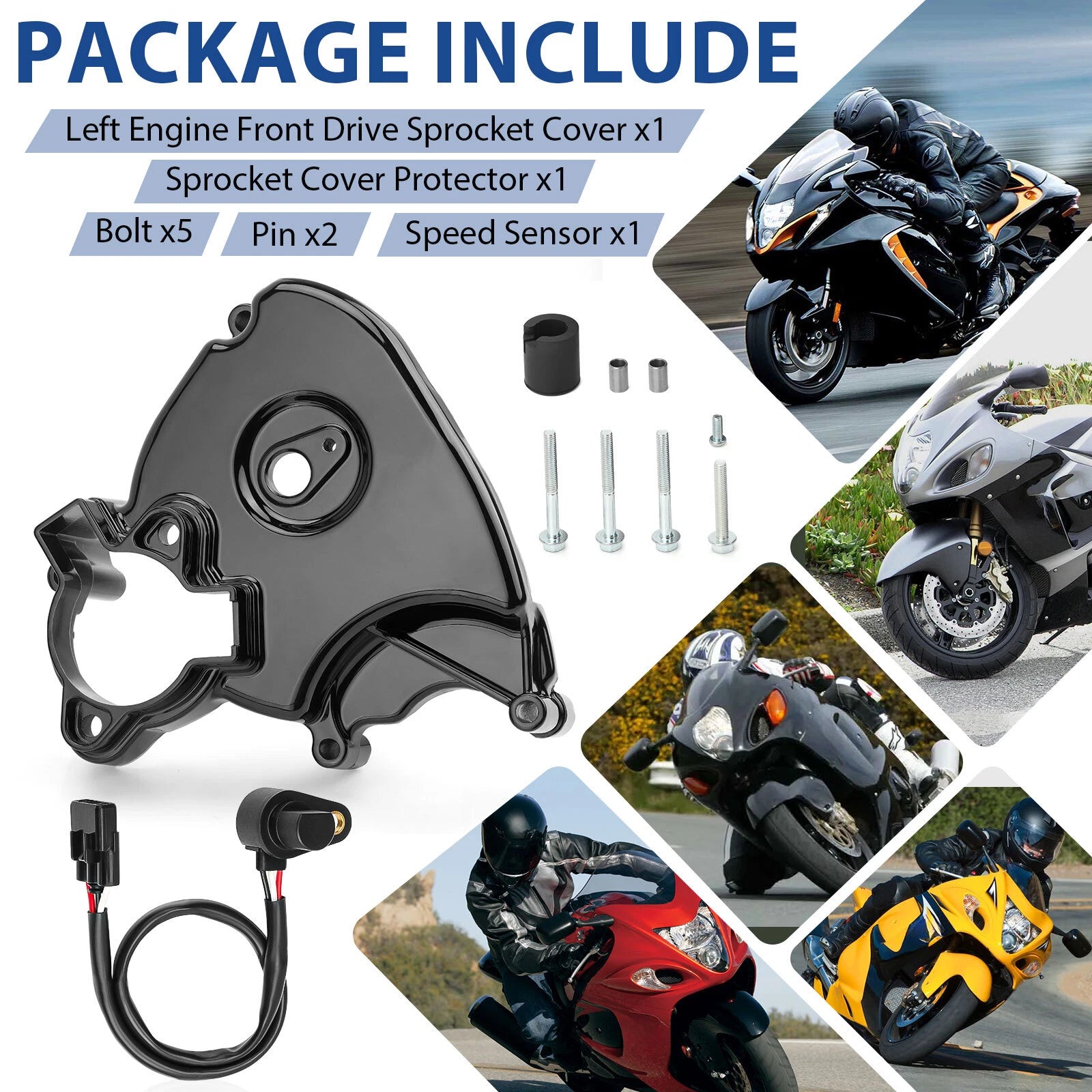 Front Sprocket Cover for Suzuki GSXR 1300 (1999–2007) 11361-24F10
