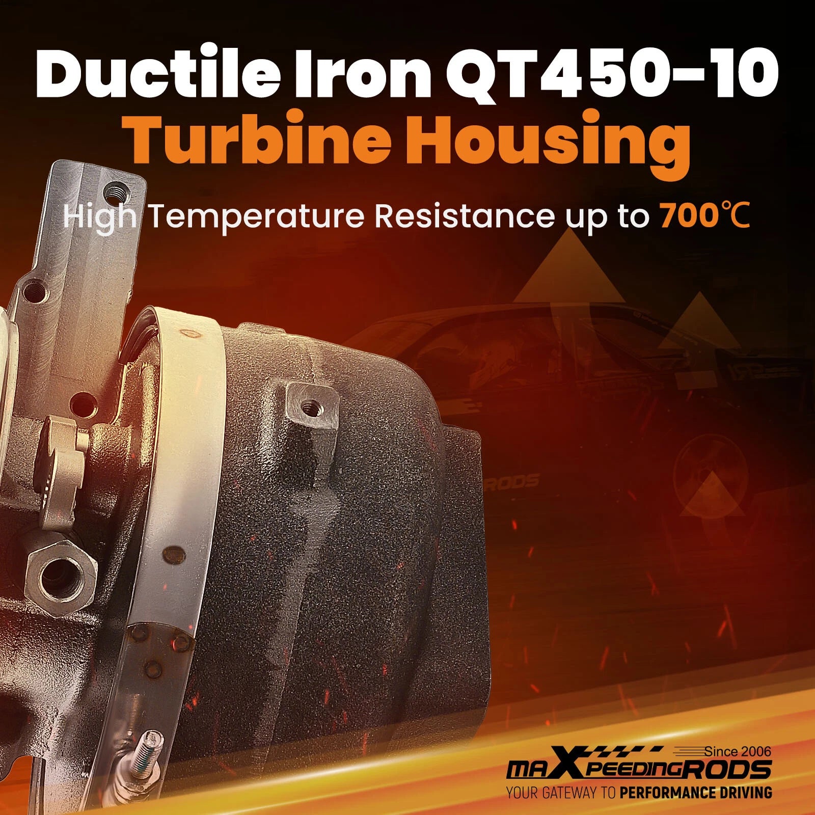 Turbo High Pressure for Ford F250 F350 F450 F550 6.4L V8 Super Duty (2008–2010)