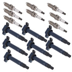 8x Ignition Coil & Spark Plug for Toyota Land Cruiser Sequoia Tundra (2008–2021) 90919-02250