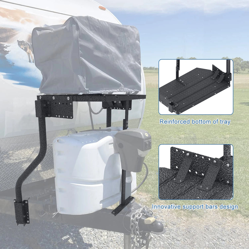 Trailer Tray for Outdoor Generator Storage (300 lbs)