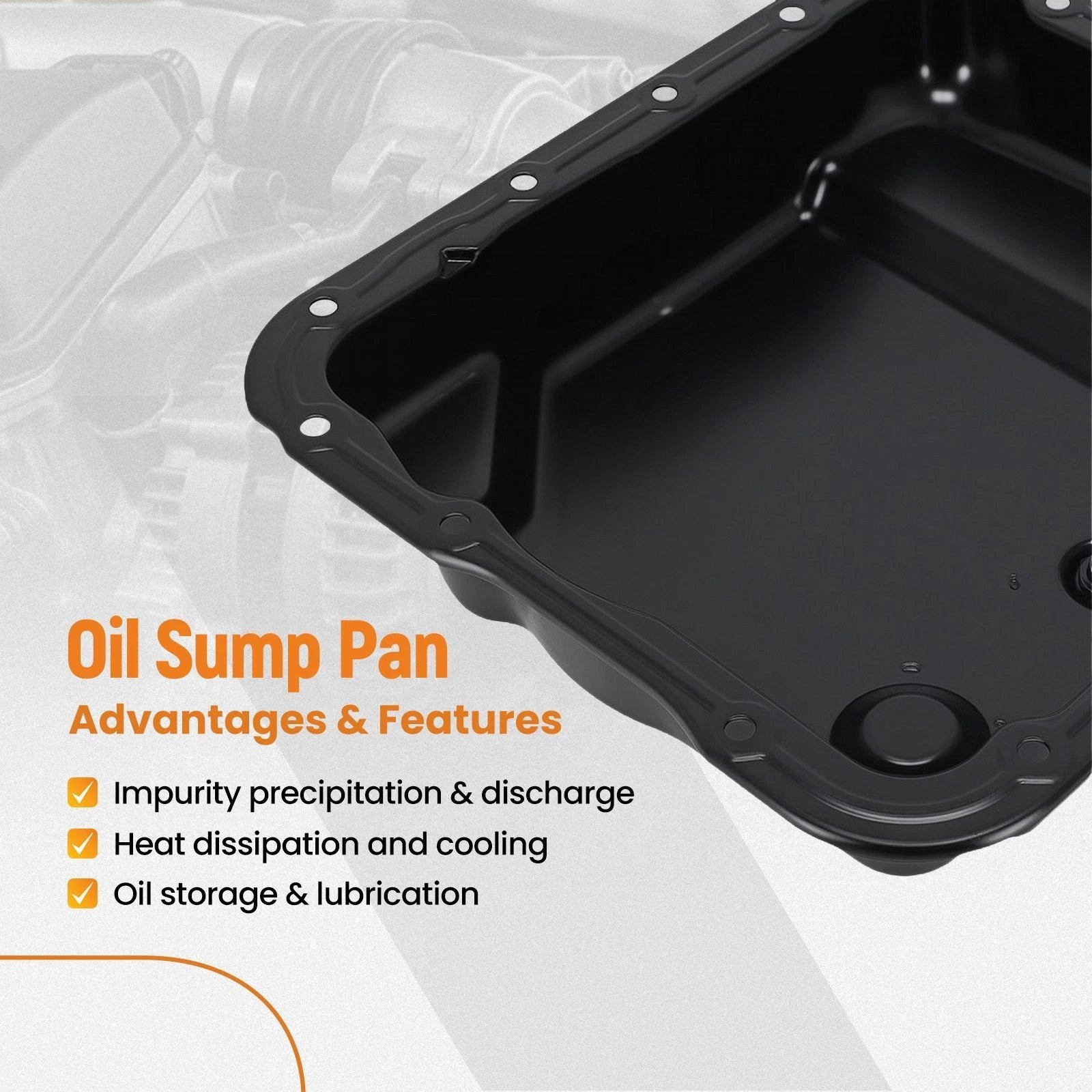 Auto Trans Oil Pan for Isuzu 4L60-E (2003–2008) 265-811 Direct Fit Steel