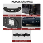 Front Bumper with LED Lights for Ford F150 (2004–2008)