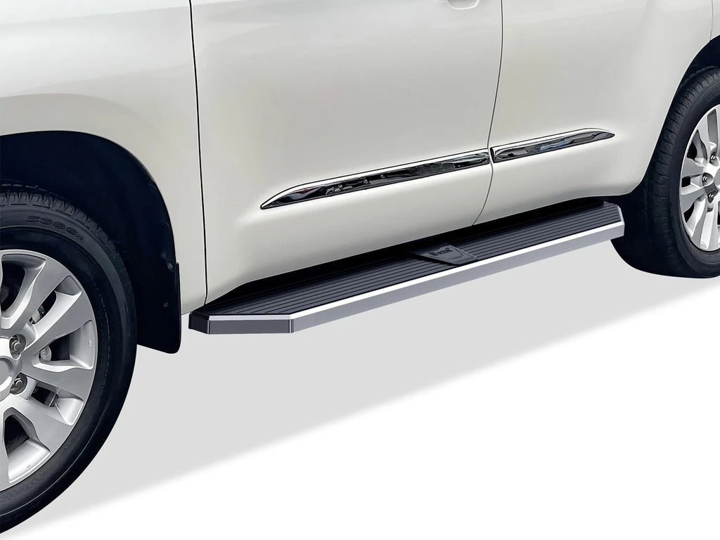 6" Polished Side Step Bars for Toyota Sequoia (2008–2022)