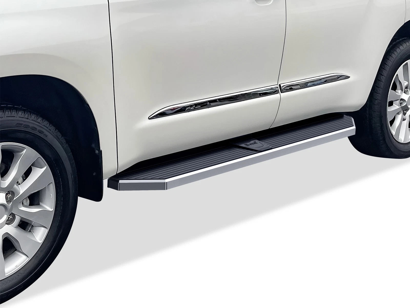 6" Polished Side Step Bars for Toyota Sequoia (2008–2022)