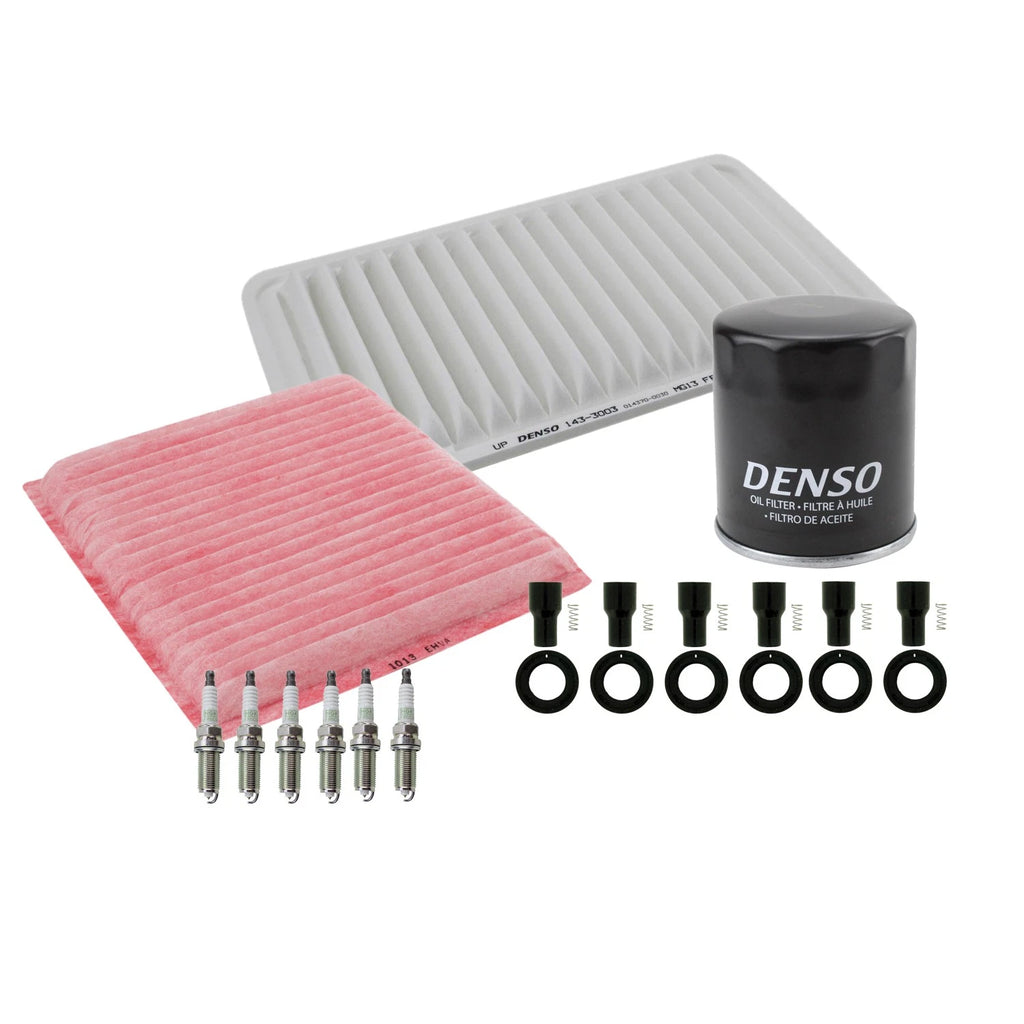 Tune Up Kit with NGK 6 Spark Plugs & Boots for Toyota 4Runner FJ Cruiser (2003–2023)