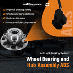 Set of 2 Front Wheel Hubs HA590032 for Dodge Ram 2500/3500 (2003–2005)