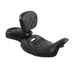 Driver & Passenger Seats Rider Backrest for Harley CVO Road Glide (2009–2023)