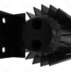 Transmission Oil Cooler 12" Aluminum Dual Pass for Un