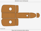 EVA Foam Pads Flooring Mat for Yamarin 5150 Bowrider (2001)