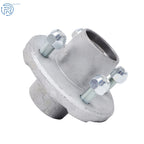 Set of 4 Galvanized Boat Trailer Hubs 4 Lug 1" (4 on 4 Bolt Circle)