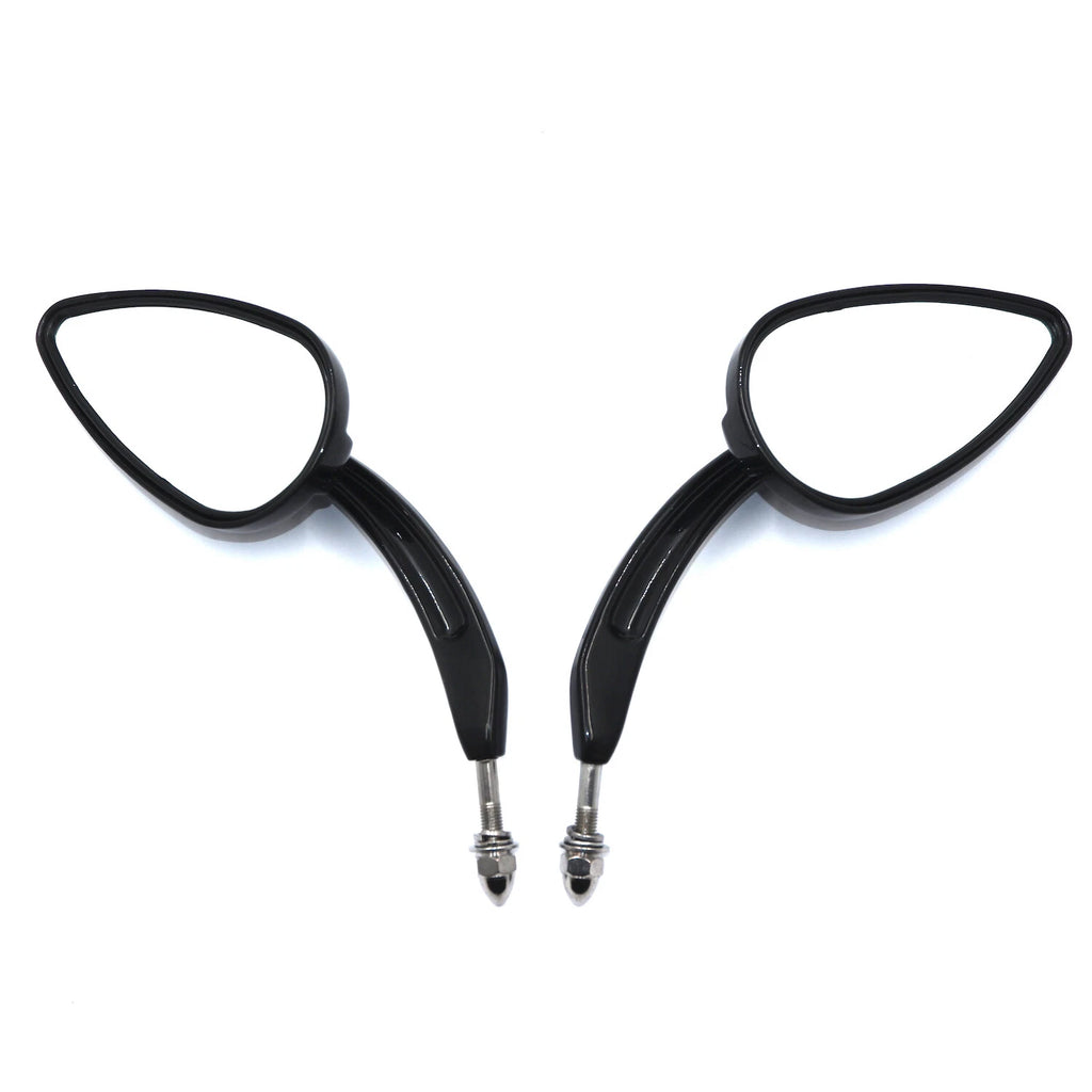 Black Rear View Mirrors for Harley (1982–Present)