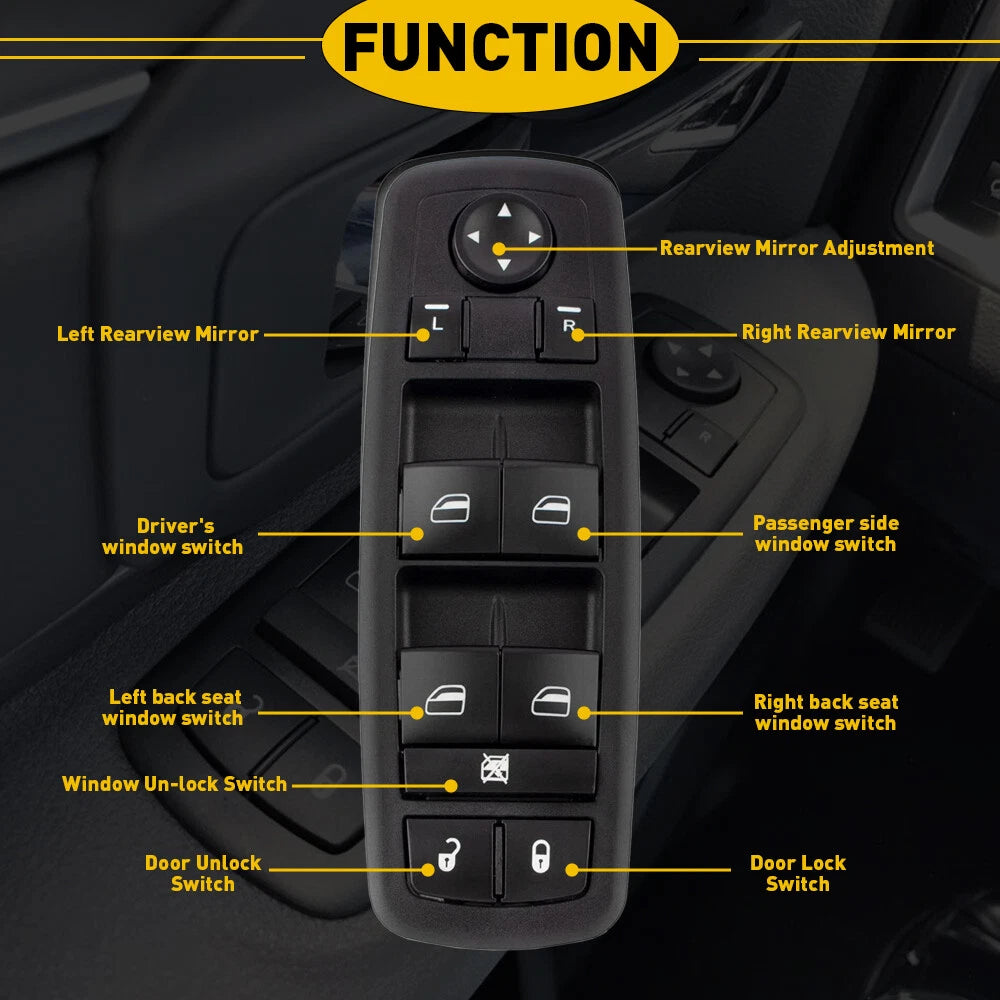 Master Power Window Door Switch for Dodge Grand Caravan (2008â2009)
