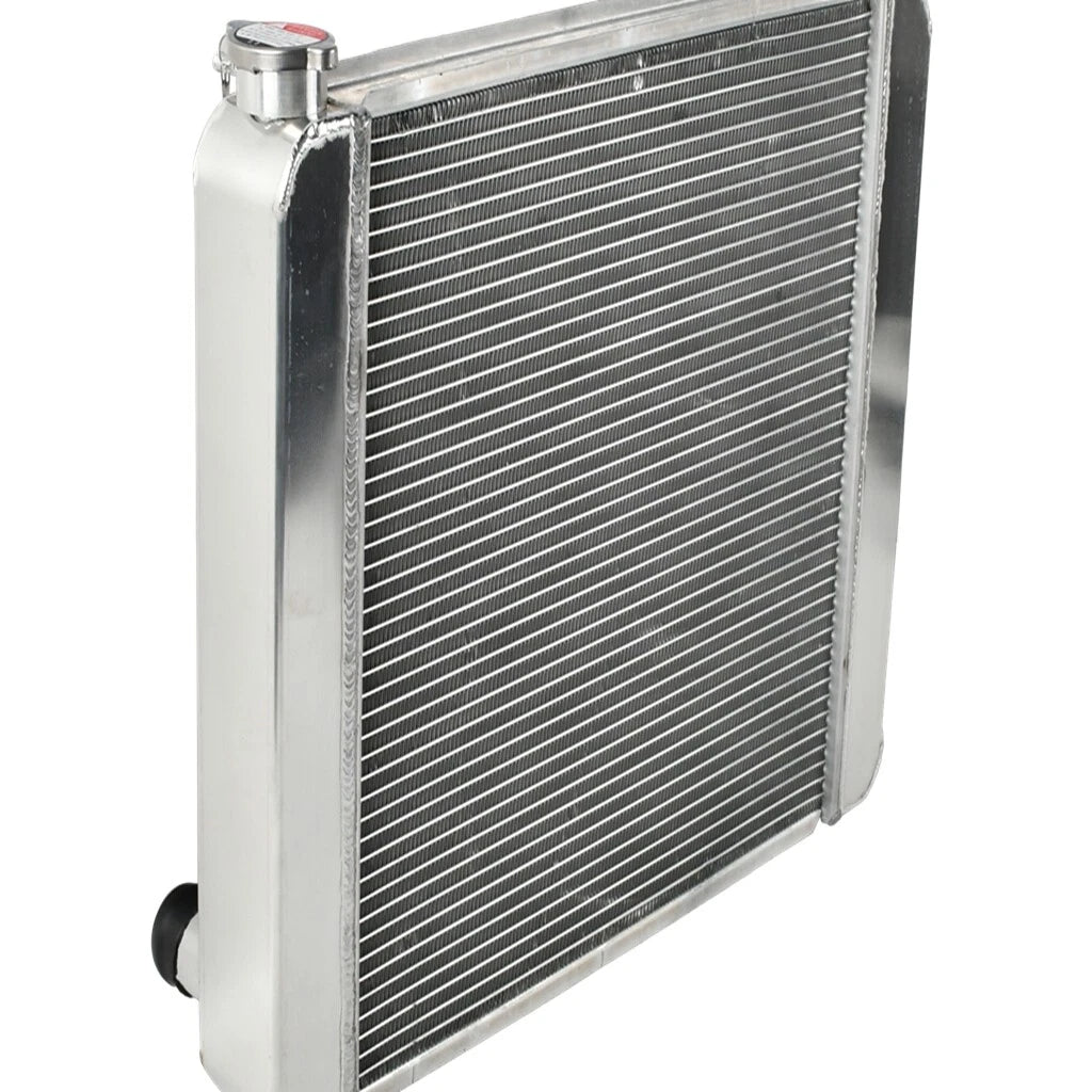 Aluminum Racing Radiator for Chevy (Universal, 19" x 24", Double Pass)