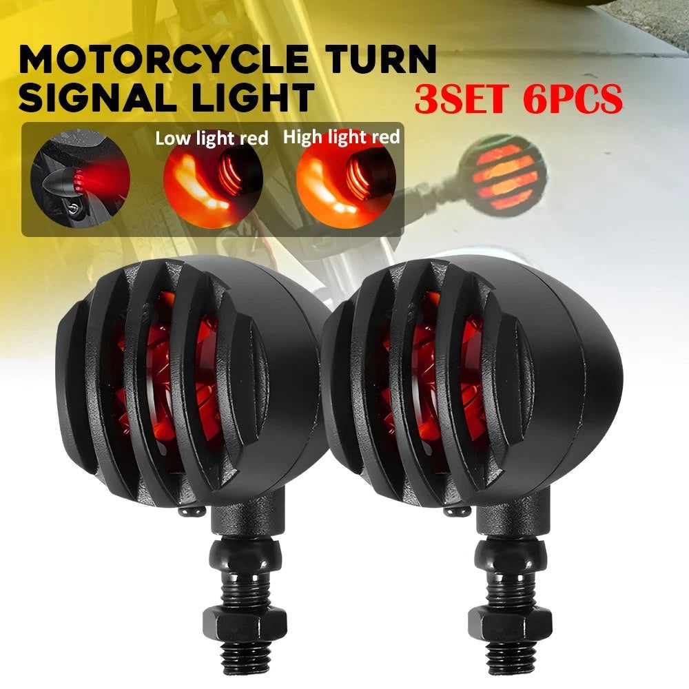 2X Halogen Turn Signal Indicator Light for Universal Motorcycle