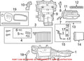 HVAC Floor Mode Door Actuator for Dodge Durango (2011–2023)