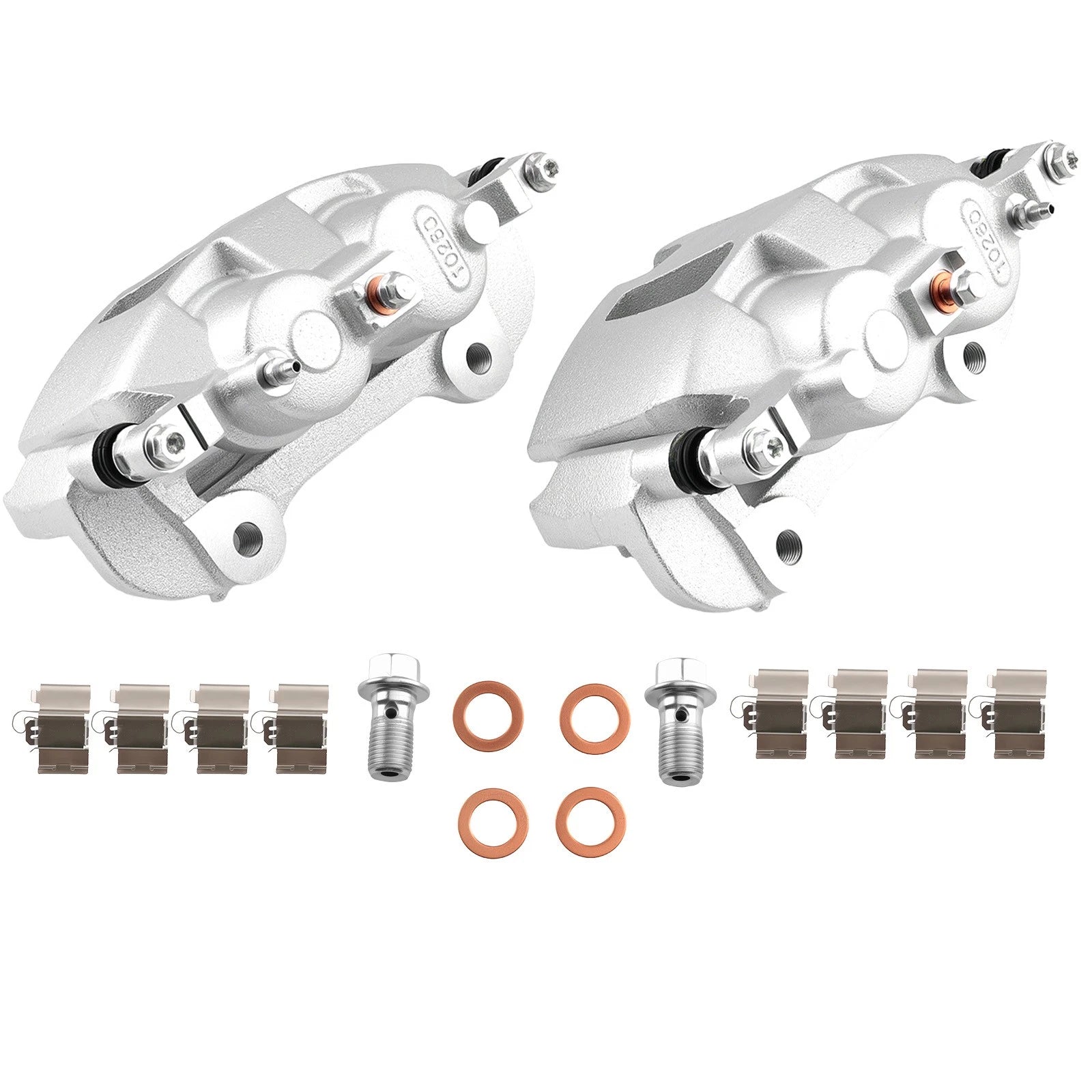 Front Brake Caliper Pair for Chrysler Pacifica (2017–2020) / RAM CV (2013–2015) 18-B5403