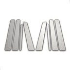 Chrome Pillar Post Covers 8Pc Replacement for Mercedes GL (2007–2012)