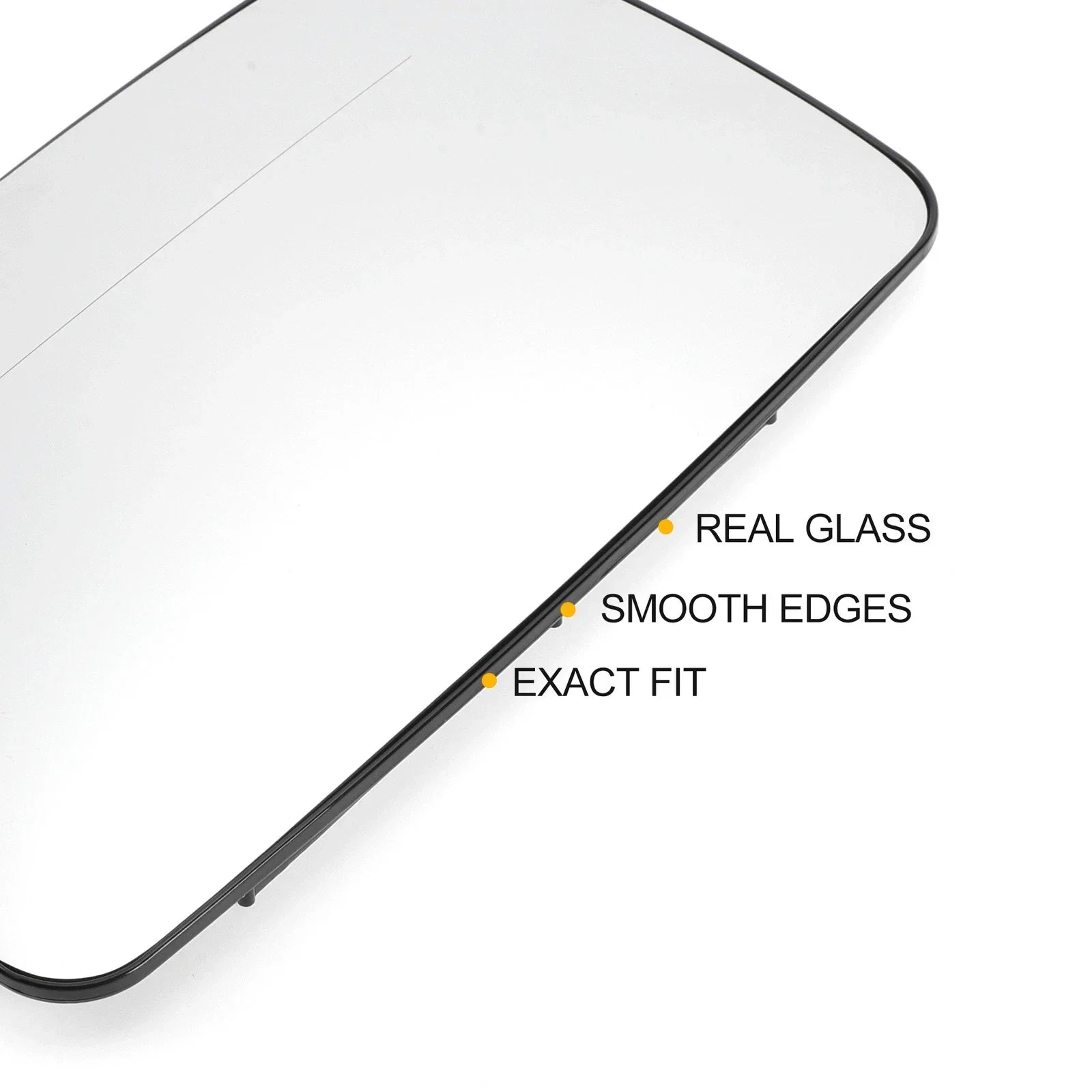 Left Upper White Mirror Glass with Back Heated for Mercedes Sprinter (1995-2006)