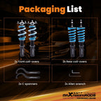 24 Level Coilover Shock and Spring Kit for Porsche 718 Cayman Boxster (2017-2021)