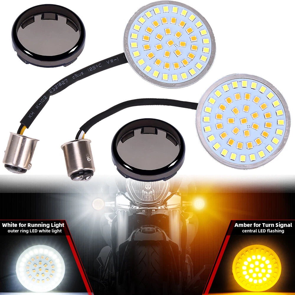 2X 1157 Rear LED Turn Signal Tail Light Bulb for Harley Touring
