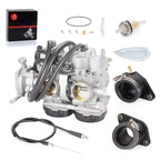 Carburetor & Intake Boot & Throttle Cable for Yamaha Raptor 660R (2001–2005)