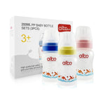 Anti-Colic Baby Bottle for Albo (BPA Free, Silicone, Natural Flow Nipple)