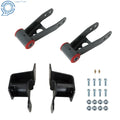 4" Rear Drop Kit Shackles & Hangers for Chevy Silverado GMC 1500 (1988–1998)