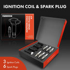3X Ignition Coil & 6X Iridium Spark Plug for Mitsubishi 3.5L