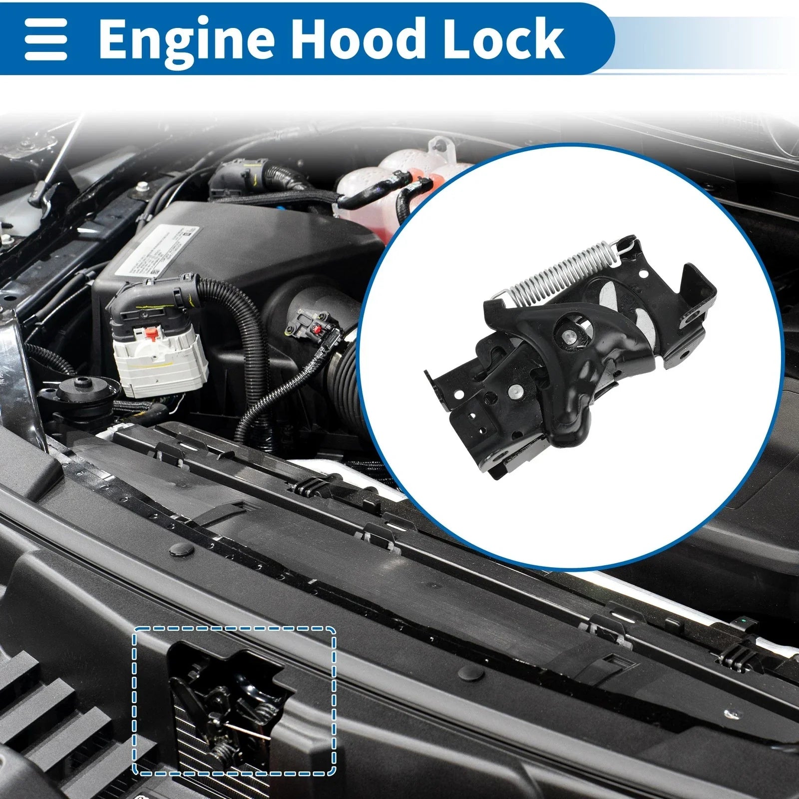 Hood Latch Assembly for BMW X1 Engine Hood Lock