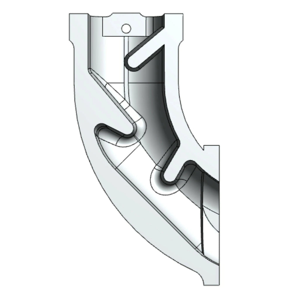Finned Valve Cover Breather Cast Aluminum Side Angled Style for Universal (—)