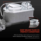 Brake Master Cylinder for Chevy C10, GMC C15 (1960-1987)