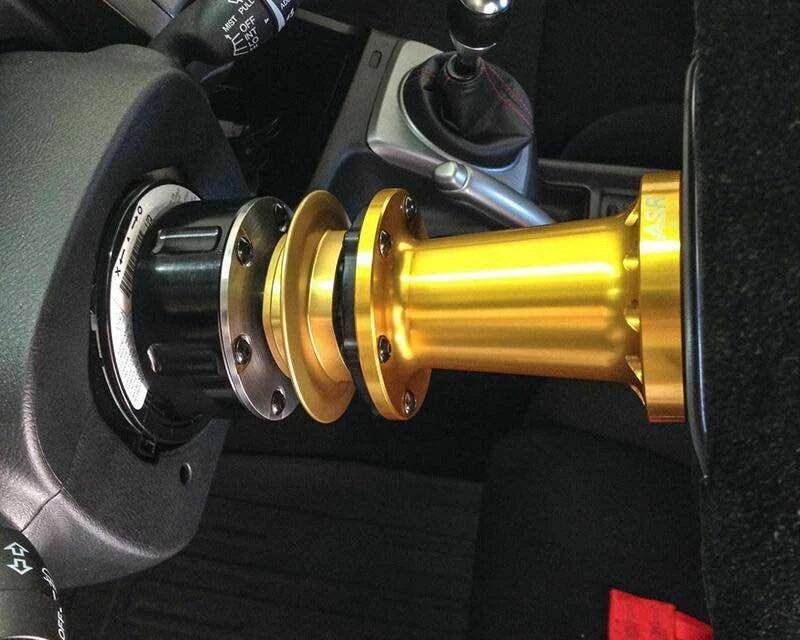 4" Black Durable Car Racing Steering Wheel Hub Spacer Adapter
